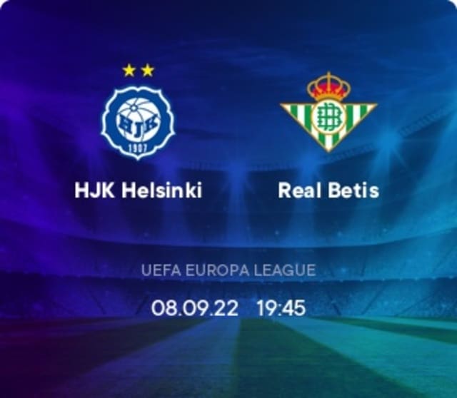 Soi keo nha cai bong da HJK vs Betis, 08/09/2022 – Europa League